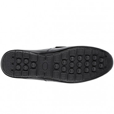 137501Navy blue Мокасины