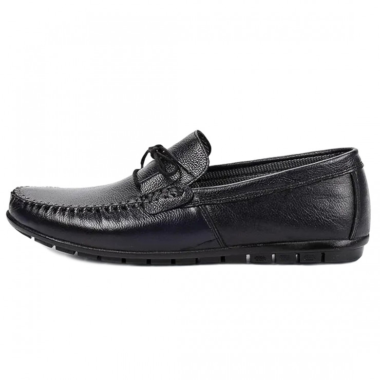 137501Navy blue Мокасины