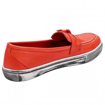 137691 red Мокасины