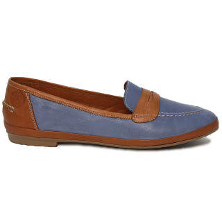 137710 denim/tan Мокасины