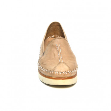 137599 beige Мокасины