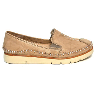 137599 beige Мокасины