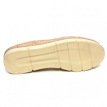 137599 beige Мокасины
