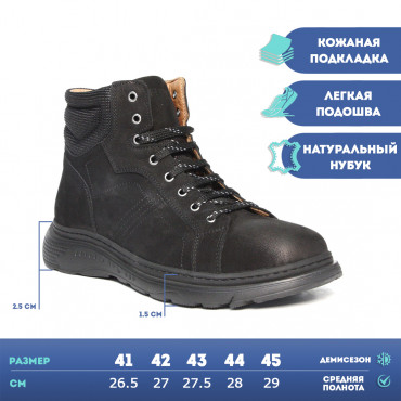 133511 Полуботинки black