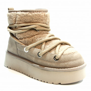 133808 Полусапоги beige