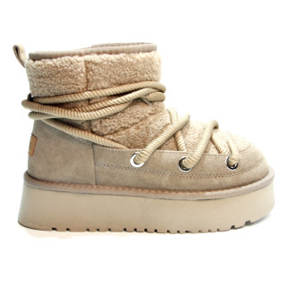 133808 Полусапоги beige
