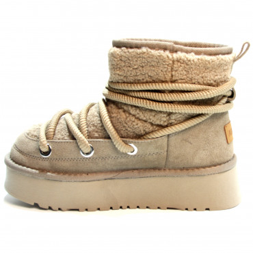 133808 Полусапоги beige
