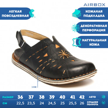 133276 Сандалии black