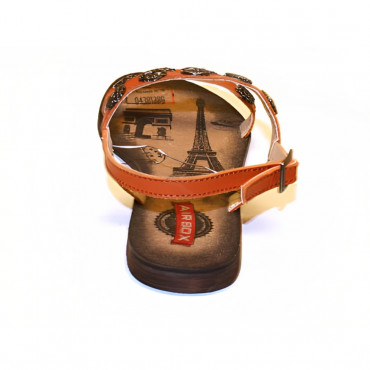 L880-T25 ORANGE Сандалии женские AIRBOX