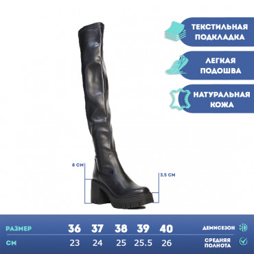 133476 Сапоги black