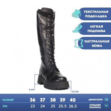 133514 Сапоги black