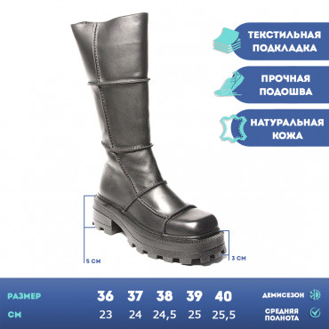 137898 Сапоги черные