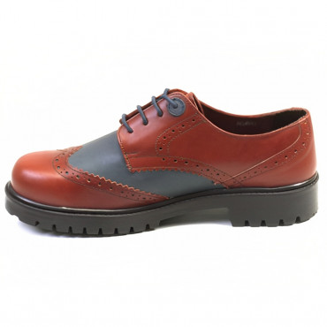 135953 REDDISH BROWN-BLUE Туфли женские AIRBOX