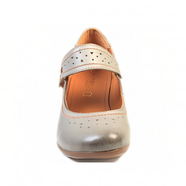136926 LT.GREY-TAN Туфли