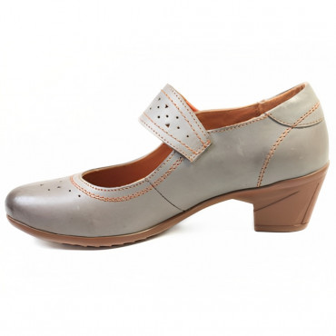 136926 LT.GREY-TAN Туфли