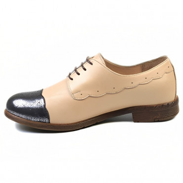 137134 sandy-metallic Туфли