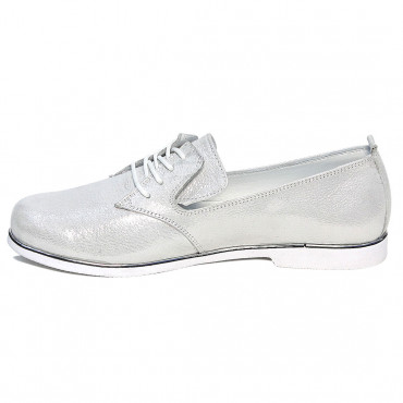 137591 silvery white туфли