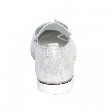137591 silvery white туфли