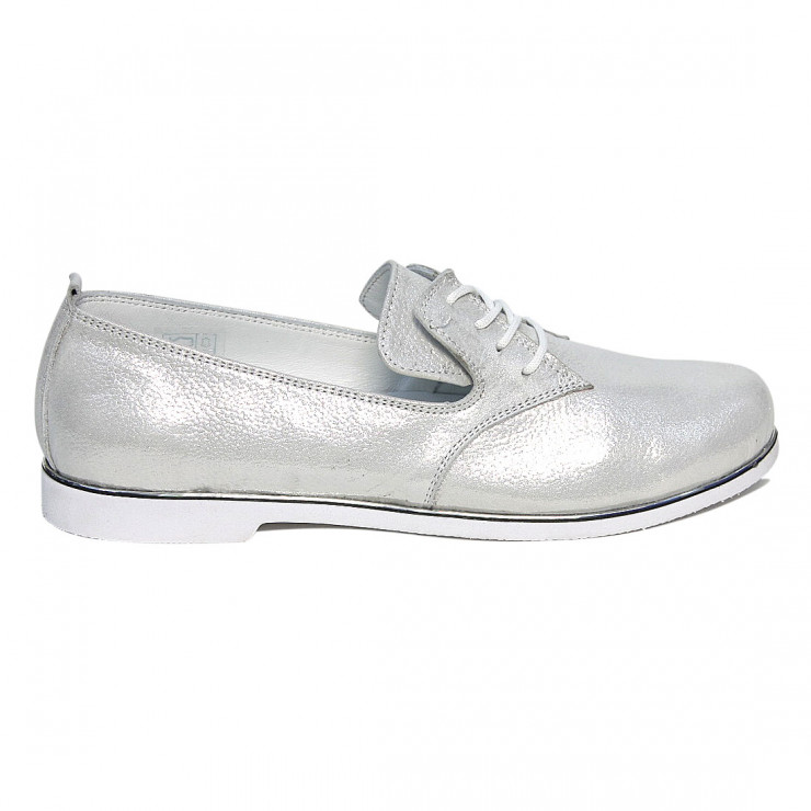 137591 silvery white туфли