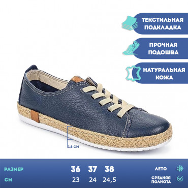 110 Navy Туфли