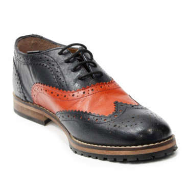 135950 BLACK-TAN Туфли женские AIRBOX