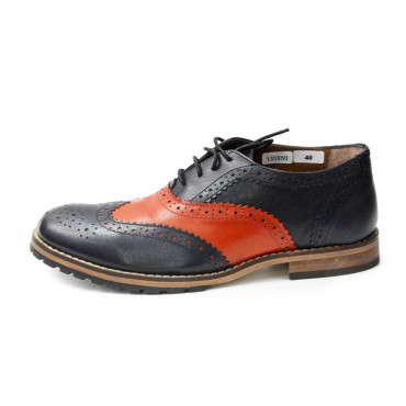 135950 BLACK-TAN Туфли женские AIRBOX
