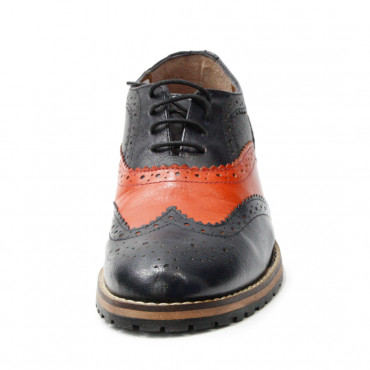 135950 BLACK-TAN Туфли женские AIRBOX