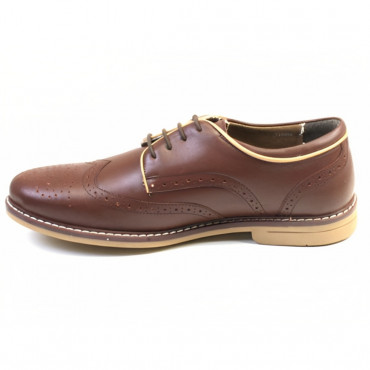 135954 BROWN-BEIGE Туфли мужские AIRBOX