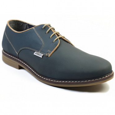 135955 BLUE-BEIGE Туфли мужские AIRBOX