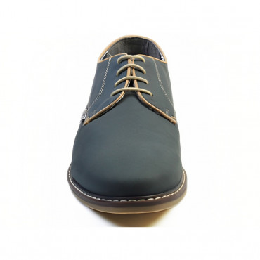 135955 BLUE-BEIGE Туфли мужские AIRBOX