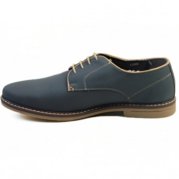 135955 BLUE-BEIGE Туфли мужские AIRBOX