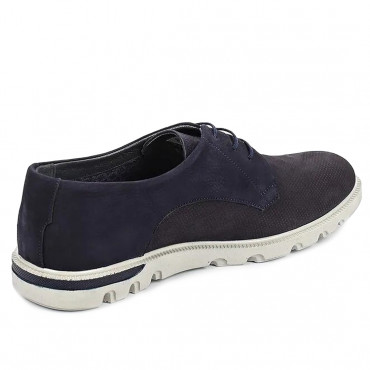 137506Navy blue Туфли