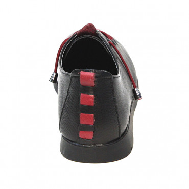 137600 black/bordo Туфли